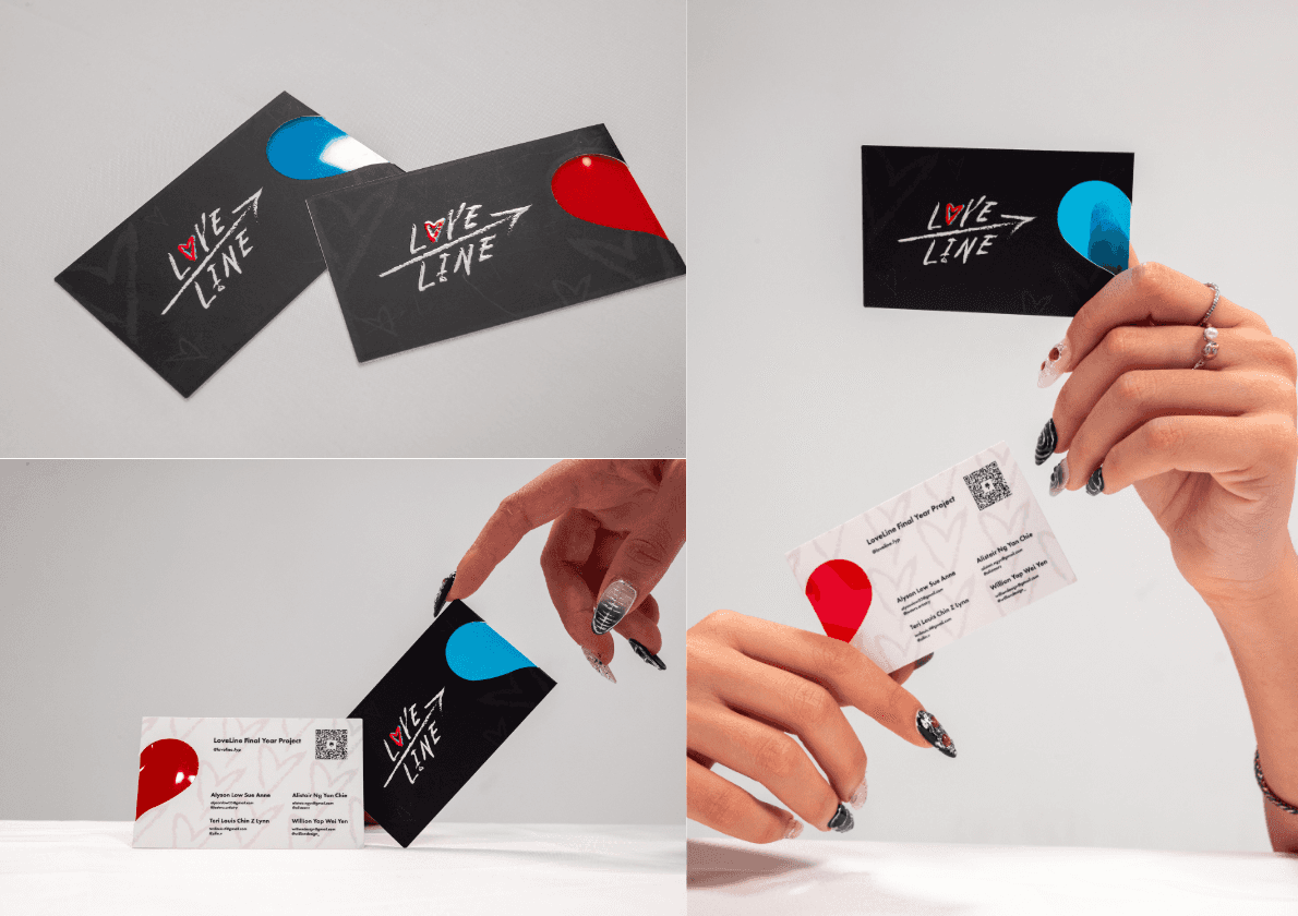 LoveLine interactive business cards
