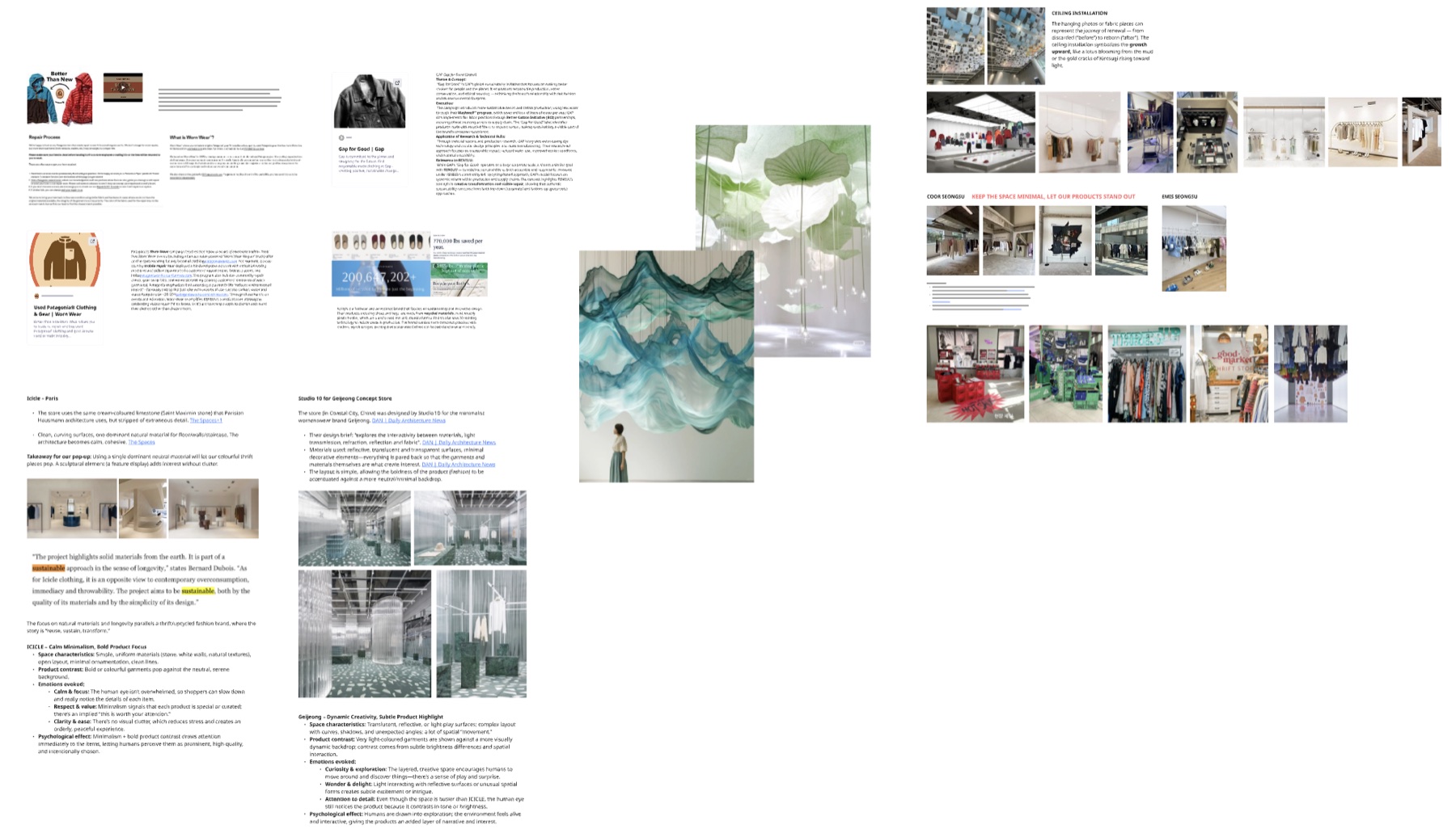 RENEUU spatial and sustainable exhibition research